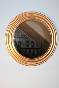 зеркало круглое 560х560мм цвет золото
